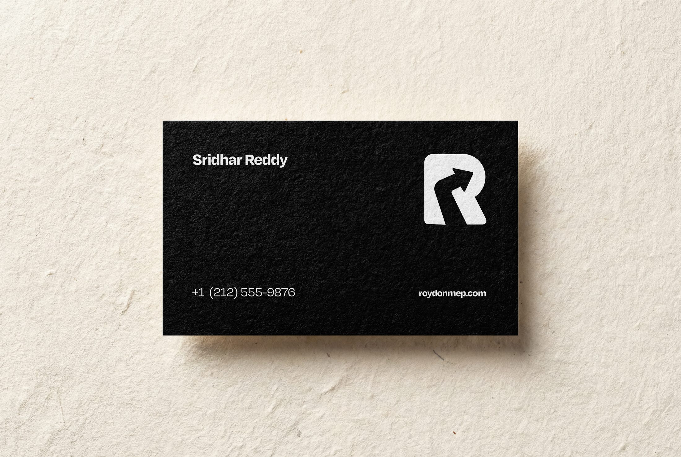 Roydon MEP — textured business card